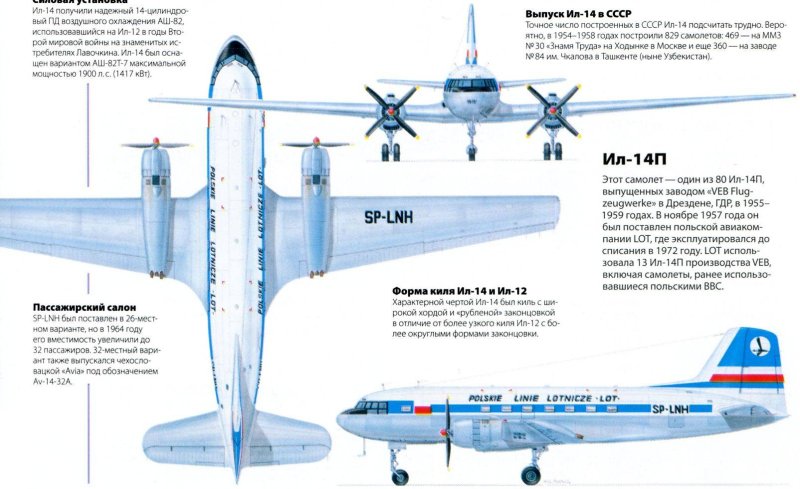 Самолет ил-14 СССР