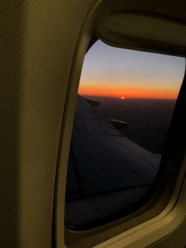 Фото в самолете у окна