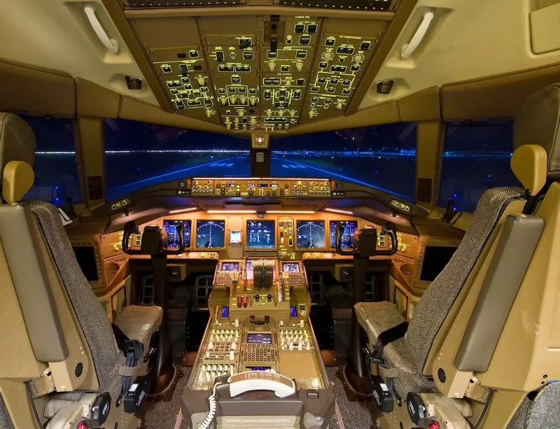 Кабина Боинг 777 Аэрофлот