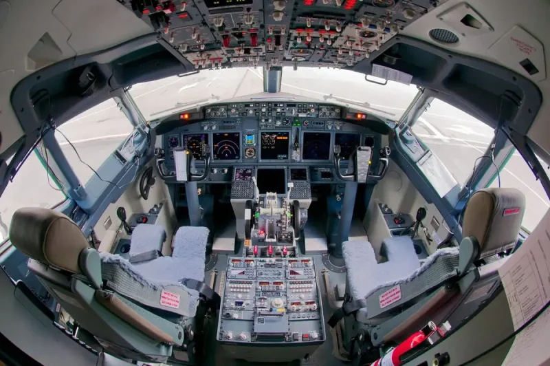 Боинг 737-800 кабина пилотов