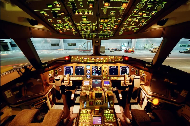 Airbus a380 кабина пилота