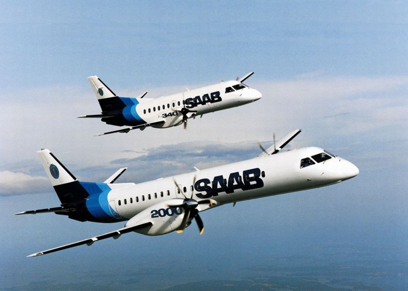 Saab 2000 самолет