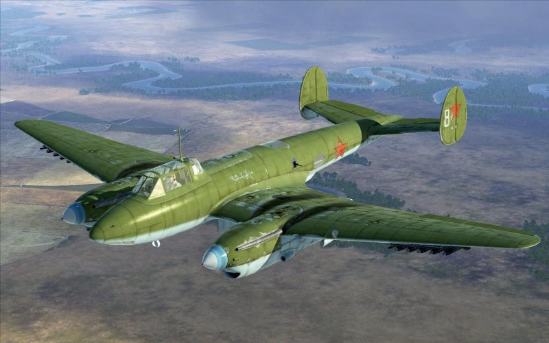 Пе-2 бомбардировщик