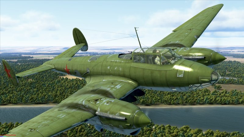 Советский пикирующий бомбардировщик пе-2