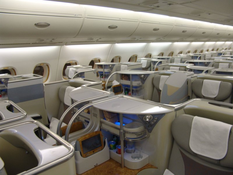 Аэробус а380 Эмирейтс бизнес класс