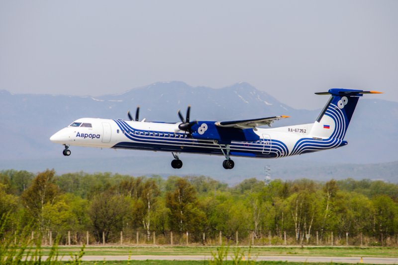 Авиакомпания Аврора Южно-Сахалинск самолет
