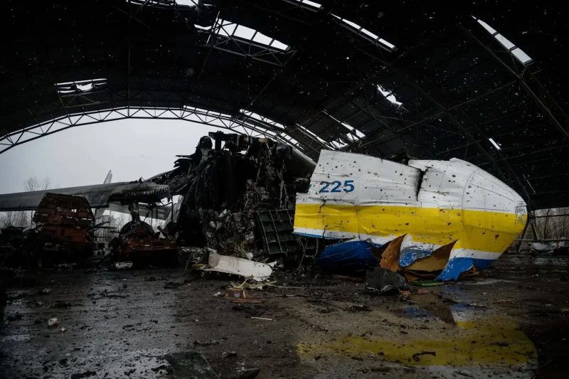 АН-225 Мрия уничтожен