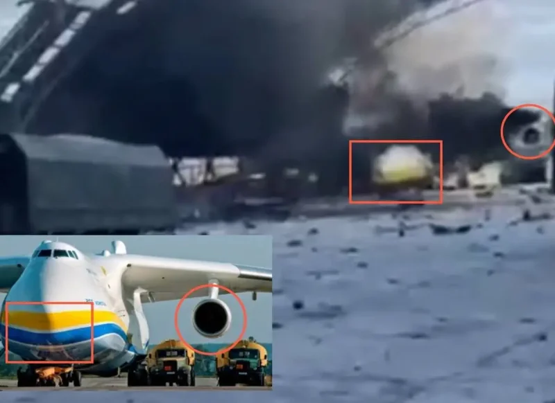 Самолёт АН-225 уничтожен