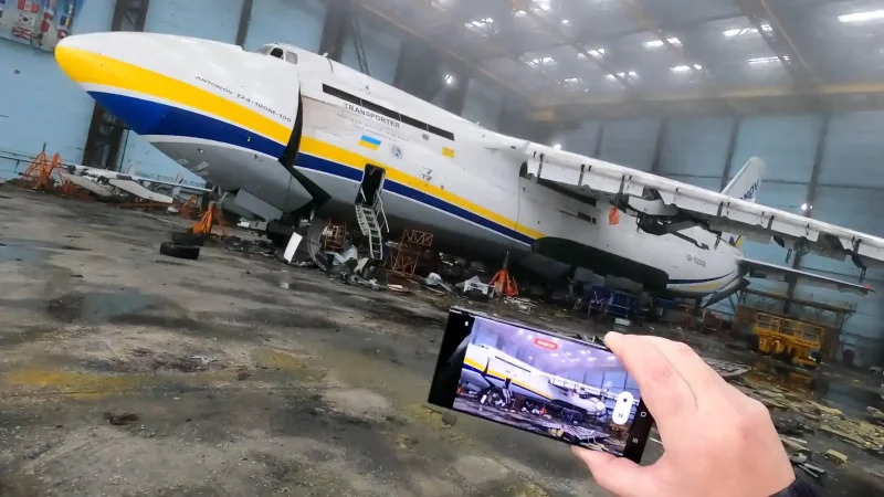 Самолёт АН-225 Мрия уничтожен