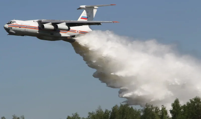 Ил-76 МЧС России для тушения пожаров