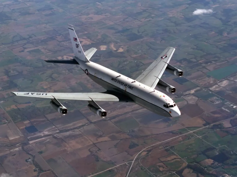 Boeing Kc-135 Stratotanker дозаправка