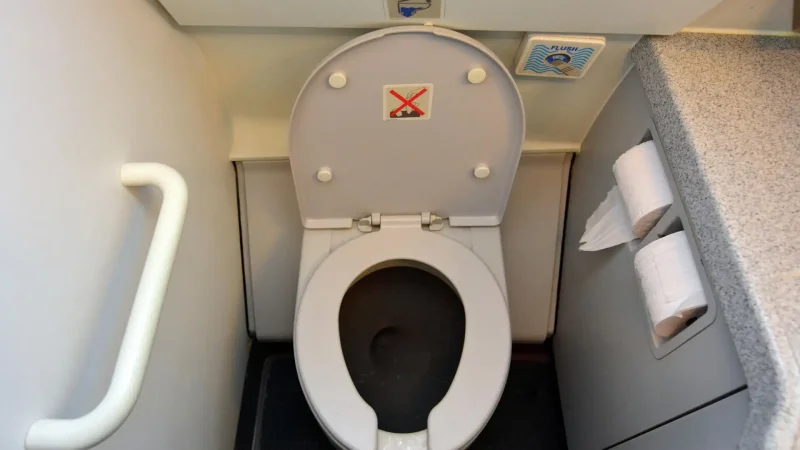 Туалет в самолете Боинг 737