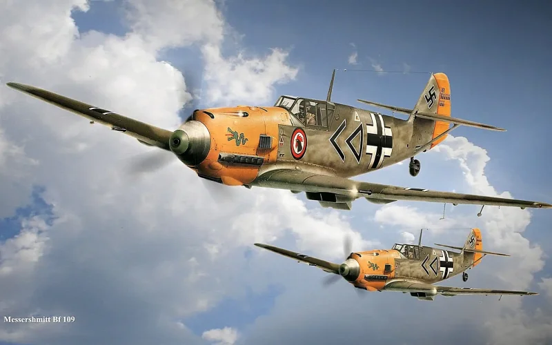 Истребитель Мессершмитт bf 109