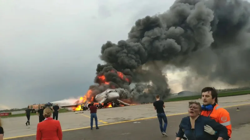 Катастрофа SSJ 100 В Шереметьеве