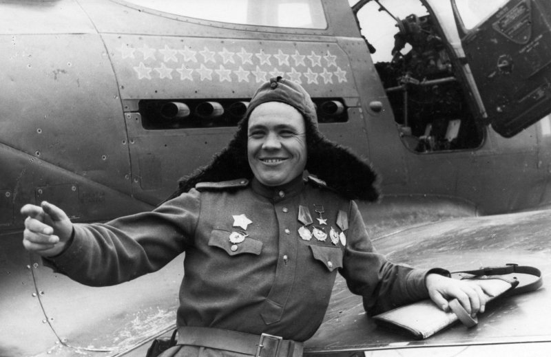 Александр Покрышкин и p-39 «Аэрокобра»