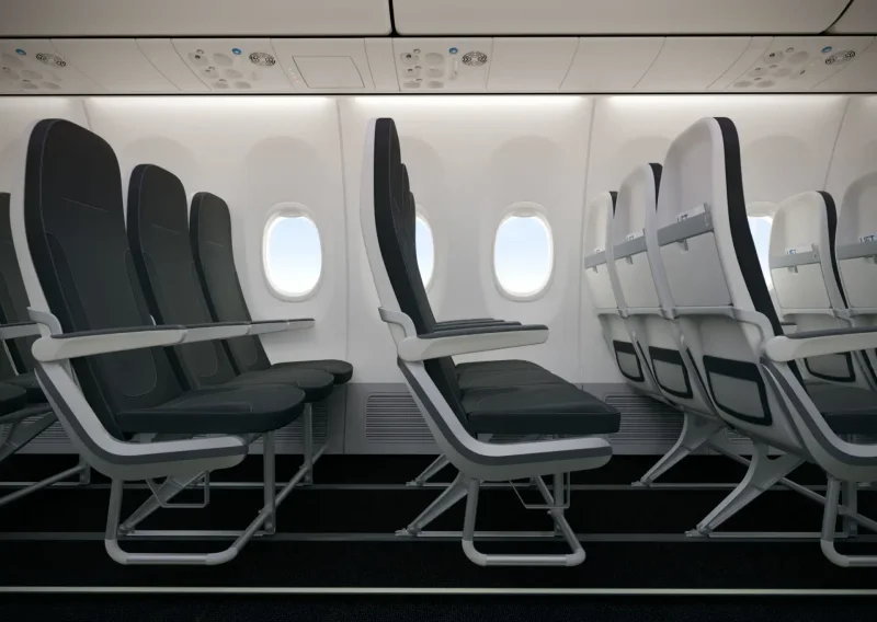 Пассажирское кресло в самолете