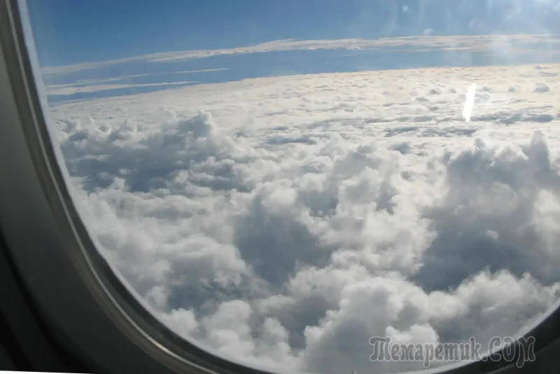 Небо вид из самолета
