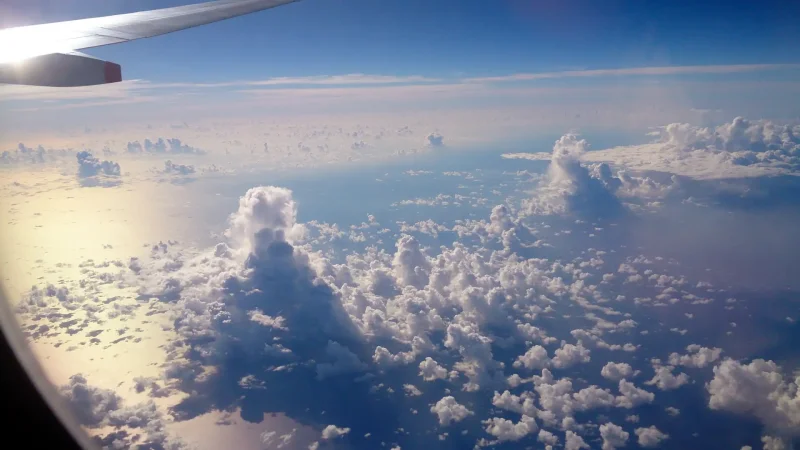 Небо из самолета