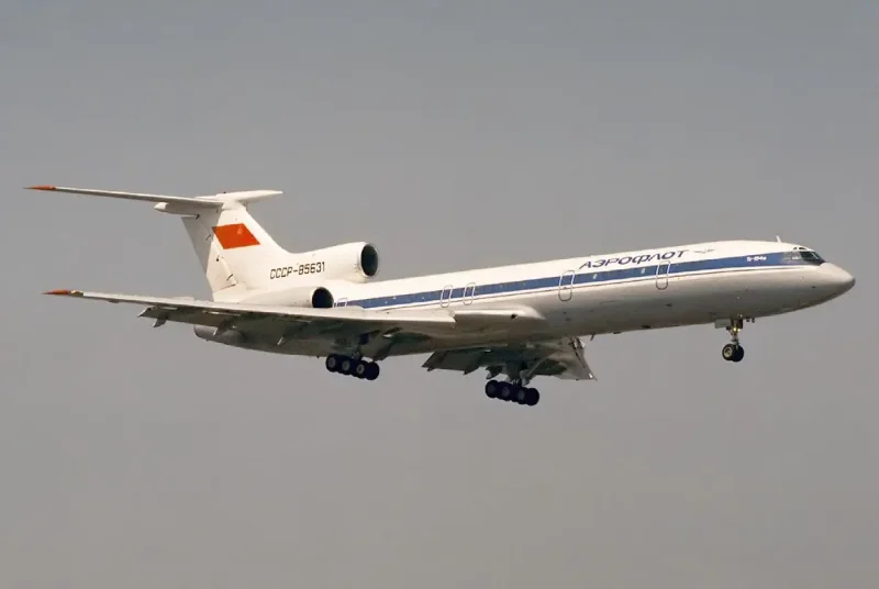 Самолет ту-154 Аэрофлот СССР