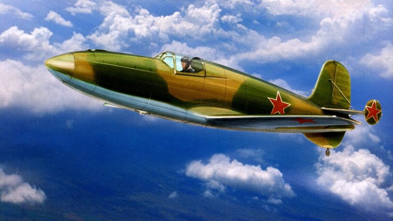 Советский реактивный самолет би-1