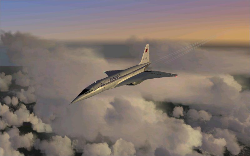Ту-144 сверхзвуковой