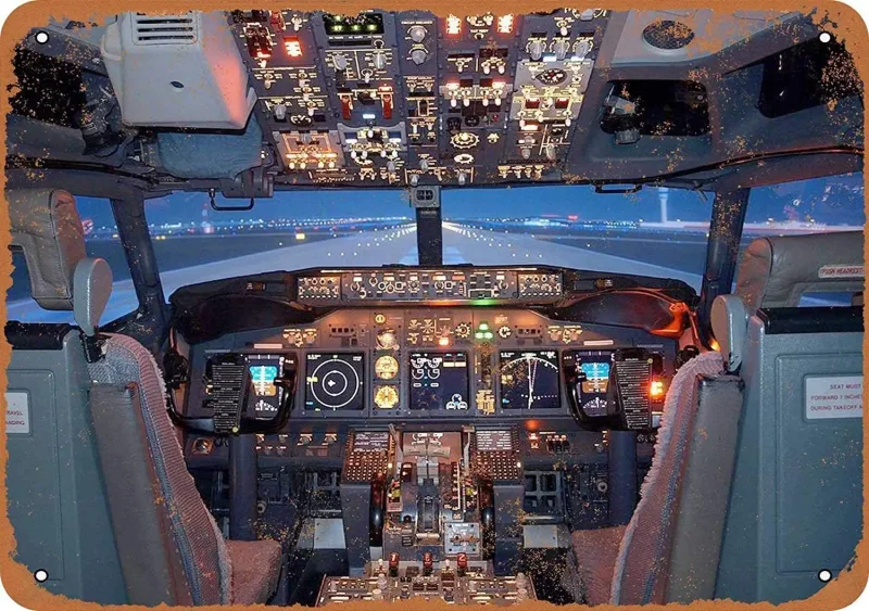 Боинг 737-800 кабина пилотов