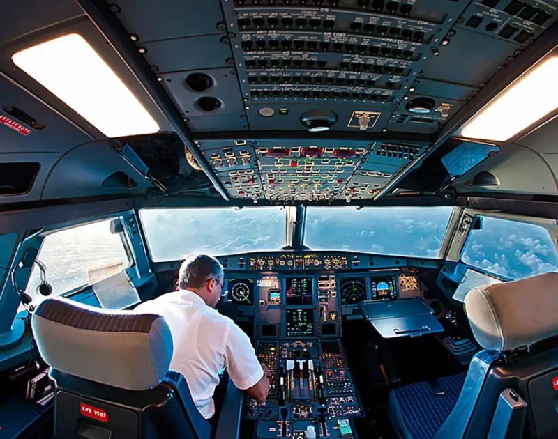 Concorde кабина пилотов