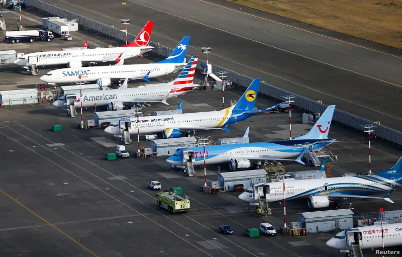 Boeing 737 Max стоянка