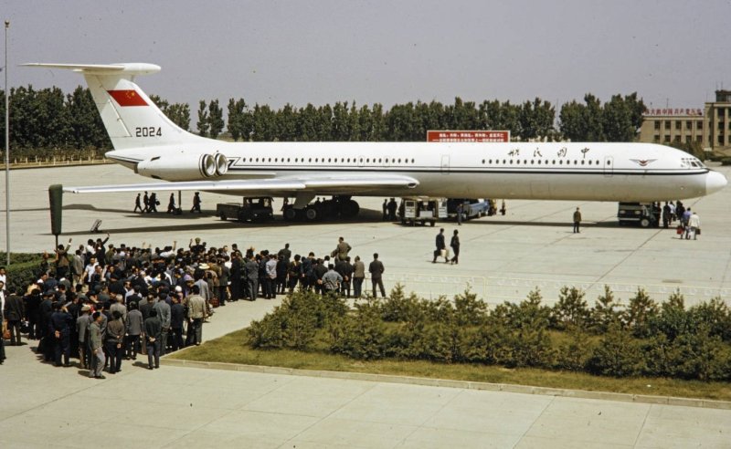 Ил-62 самолёт салон