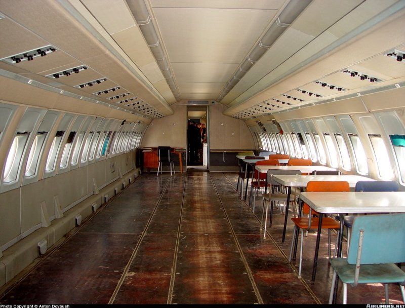 Ил-62 самолёт салон