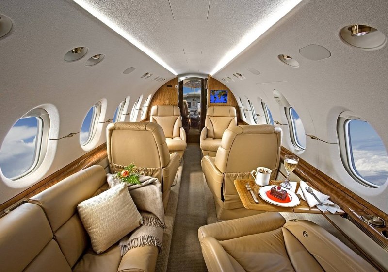 Luxury private Jet Interior 2021