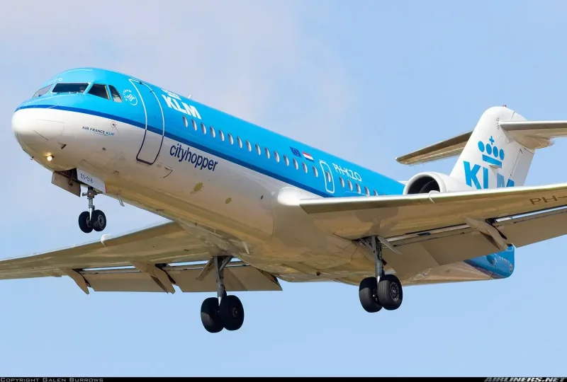 Фоккер самолет KLM
