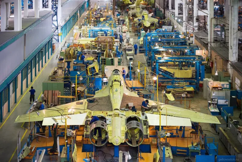 Завод компании Boeing в городе Эверетт
