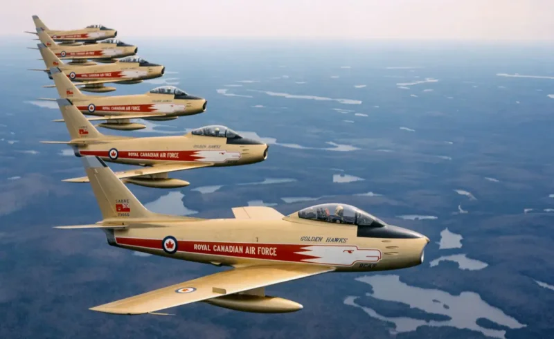 F-86f RCAF Golden Hawks Sabre