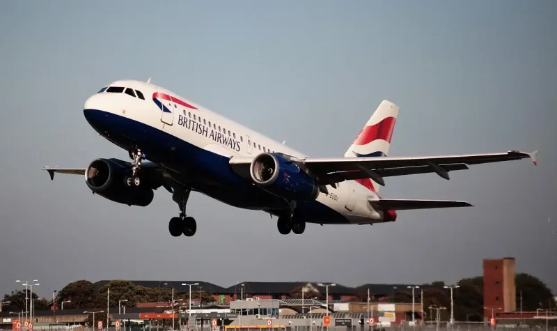 Самолет авиакомпании British Airways