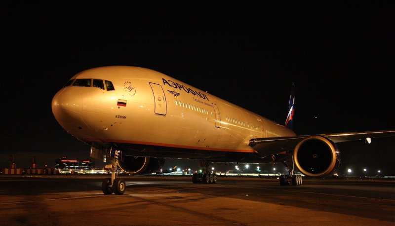 Боинг 777 Аэрофлот в Шереметьево