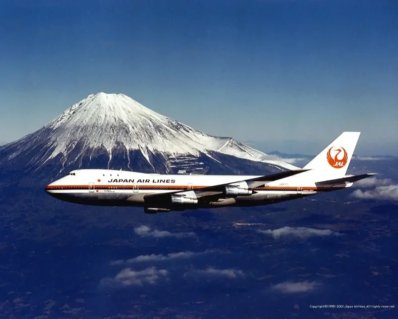 Боинг 747 Japan Airlines