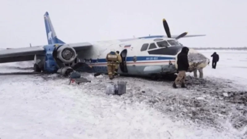 Самолет АН-26 В Якутии