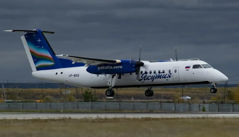 Bombardier Dash 8 q300 Якутия