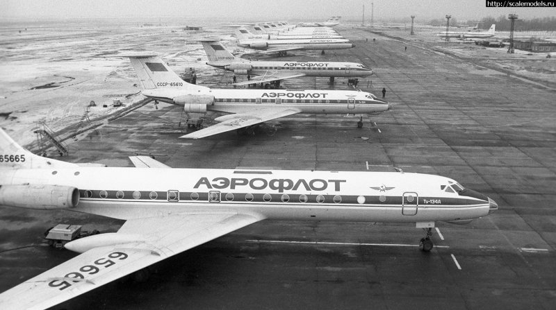 Самолет ту 134 СССР