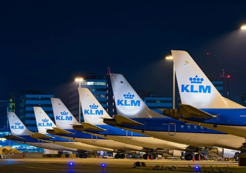 KLM авиакомпания самолеты