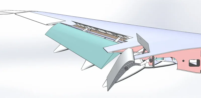 Механизация крыла Боинг 777