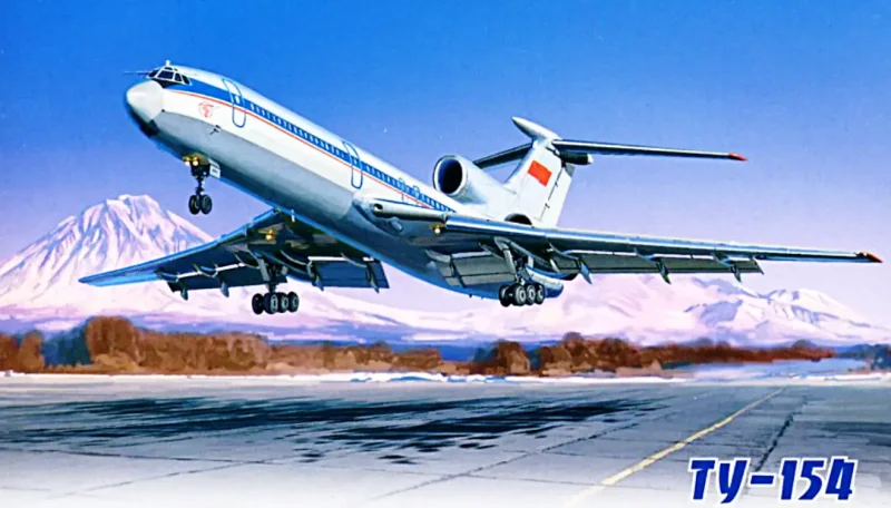 Самолёт Tupolev tu 154