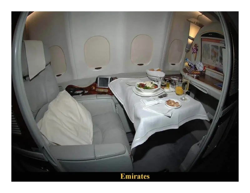 Emirates a340 first class