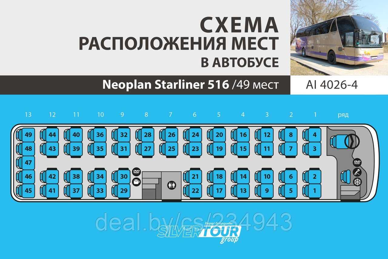 Схема автобуса неоплан. Neoplan 49 схема автобуса. Автобус Неоплан 49 мест. Автобус Setra расположение мест мест 51. Автобус Неоплан 49 мест расположение мест.