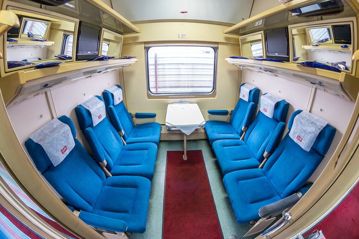 Сидячий вагон в поезде фото внутри как выглядит