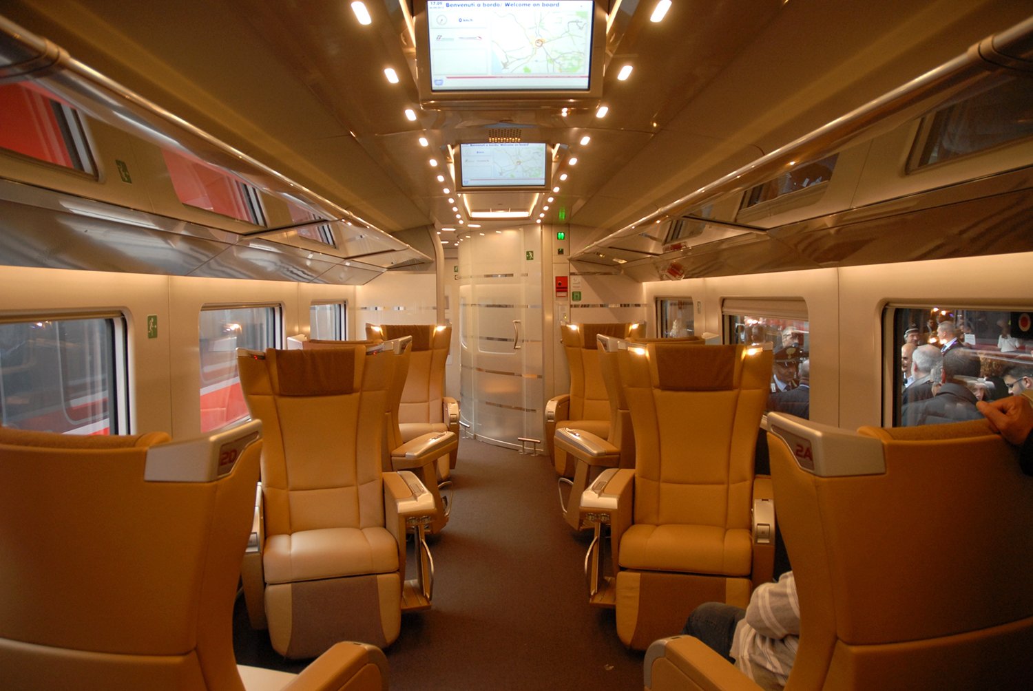 Frecciarossa 1000 внутри