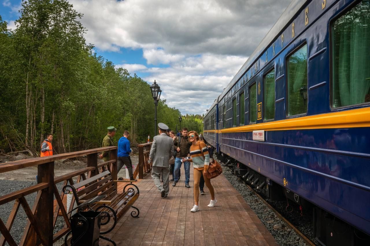 Туристический поезд Рускеала – Сортавала – Выборг