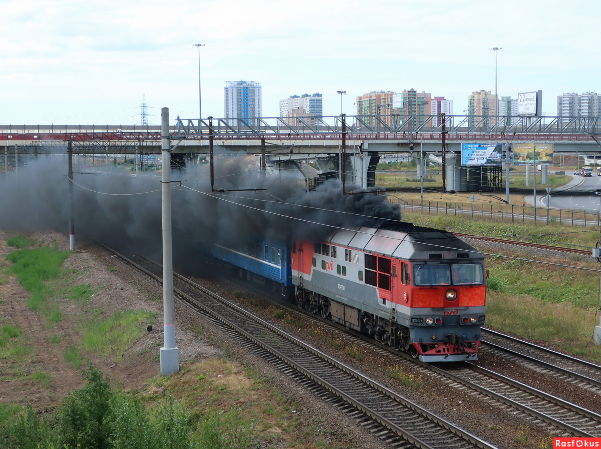 Гомельская железная дорога. ТЭП 270. Поезд СПБ Гомель. Поезд 270с. СПБ Гомель.