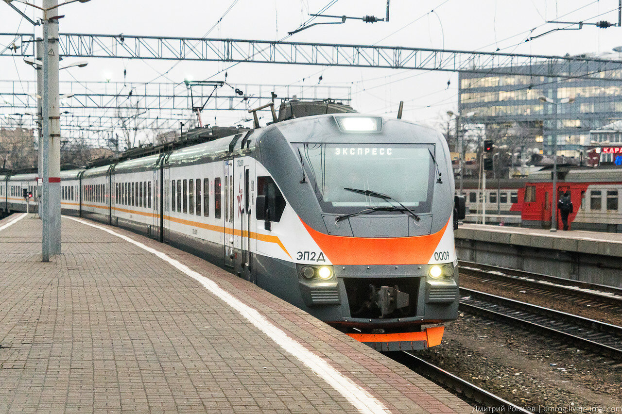 электропоезд москва рязань